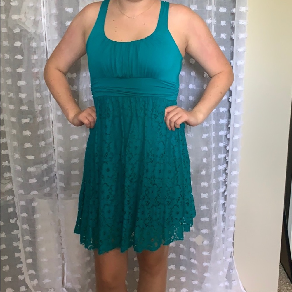 Teal Dress
